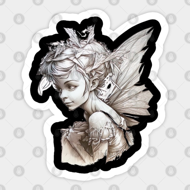 Tinker Bell Sticker by YeCurisoityShoppe